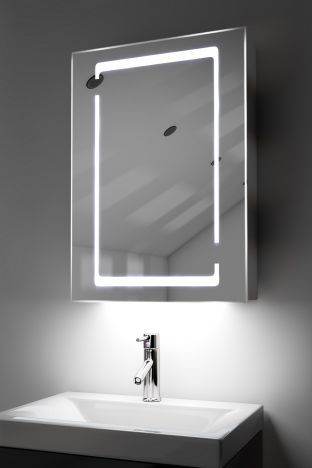 Marilis demister bathroom cabinet with ambient under lighting