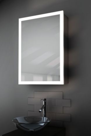 Amara Light Edged Bluetooth Demister Bathroom Cabinet