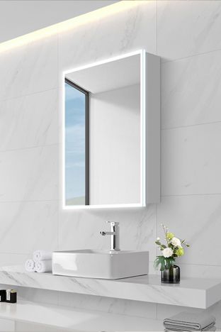 Amara Light Edged Bathroom Cabinet